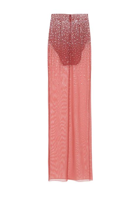 Brown crystal mesh maxi skirt Alex perry - women ALEX PERRY | S0177CGNC